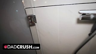 Dadcrush - cute nurse daughter-in-law Scarlett Alexis tests how lengthy stepparent can last without cummming