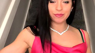 Teen Girl Solo Masturbation and Striptease