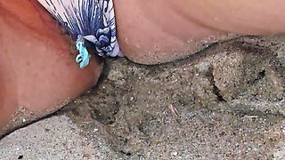 Sometimes I Need to Release Myself Peeing in the Sand at the Beach
