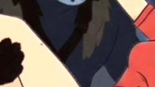 Student Girl Enjoys Sex in an Camp. Cartoon Horror Parody