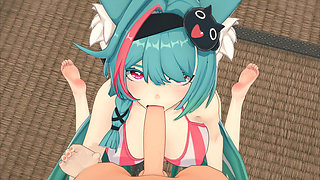 Mint asks me for shelter and we end up fucking - Neverness to everness (NTE)