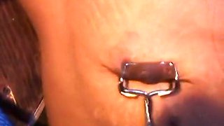 Hot Girl Gets Tiny Tits Pinned While Still Gagged With Yasmine Pendavis