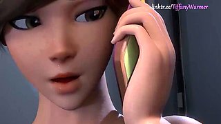 Petite Ukrainian TiffanyWarmer Gives Blowjob & Creampie in Hardcore Prison Parody - HD 3D Sex