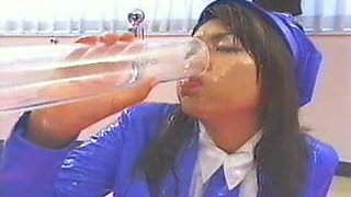 Bukkake swallows 100 cumshots Drinks a quarter gallon Sperm Swallow big cum