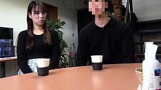 Asian japanese amateur has deep throat