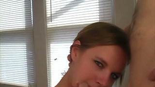 Desperate Amateurs Madasin Angie and Caprice Hot Blowjob Action with Messy Cumshot Facials Sexy First Timers