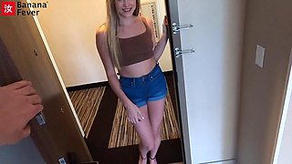 Chloe Rose, the hot blonde amateur, loves money & rough sex with a Japanese guy