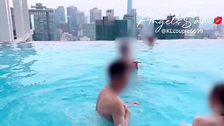Amateur skater girl outdoor in public fucking for money