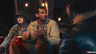 Anna Claire Clouds' Wild Interracial Passion Explodes in Outdoor Heat