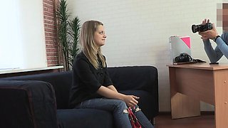 Succulent russian blonde whore Meggy fucked well