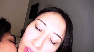 stunning small-titted japanese girl gets creampied