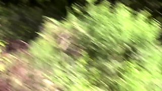 Naughty Renee Jordan Gets Railed On A Public Nature Trail