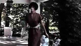 Dirty brunette amateur outdoor facial