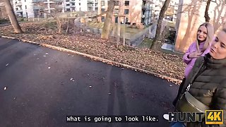 Hunt4k. lezzie fucked her fresh landlord