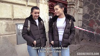 Twins are twice the fun: Blowjob, Cowgirl  Babe Porn