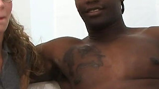 Hot White Wives Scene 4 Blonde MILF in Glasses Jenny Leigh Enjoys Interracial with Her Boyfriend Next Door