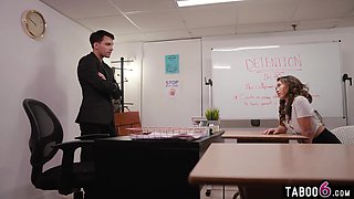 Detention for crazy Korean school teenie