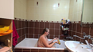 Big Natural Tits BBW - Shower and Shave
