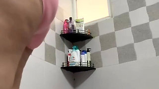 Indian Mom Shower Striptease