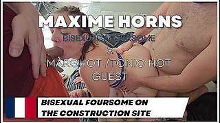 Maxime Horns: Hardcore Sex & Bisexual Pleasure on a Construction Site