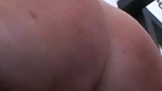 Humiliating foot stretching sex toys in pussy