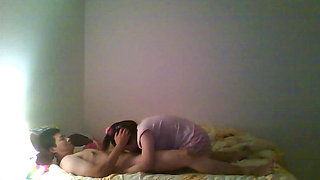 Submissive Chinese Slut Sucks My Dick and Swallows My Cum