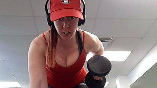 Hot POV homemade blowjob with brunette girlfriend