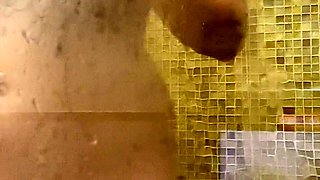 Amateur young teen solo masturbation on her livingroom