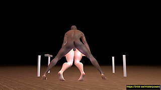 Black Widow Needs Dick Fury Doggy Love