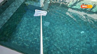 Cheating on my husband with the cleaning service, this guy fucked me so damn good and came all over my face. - Pov