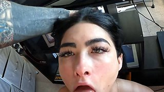 Slutty brunette nurse hardcore pov sex in hospital