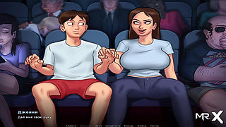 SummertimeSaga - Pussy Caressing at the Cinema