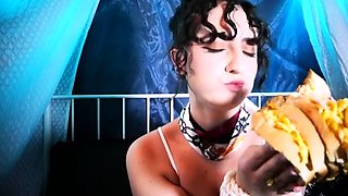 LittleBunnyB - Bondage Mukbang