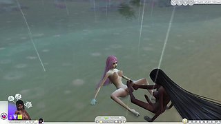 sims four futa bitches with enormously long hair hook-up joy compilation