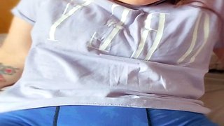 Amateur blondie solo anal masturbation