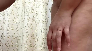 Indian Stepmom Shaving and Waxing Her Hairy Pussy