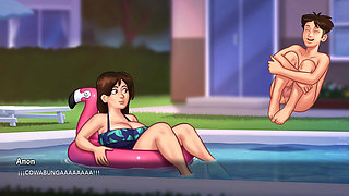 Let your penis be only for mommy Stepson - summertime saga +18 hentai