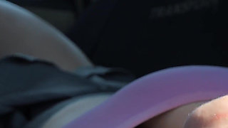 I Picked up a Slut on the Highway to Cover Her Face with Sticky Cum.