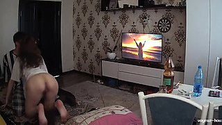 Amateur couple hidden cam