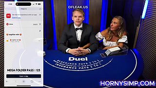 Big Cock Pounds Pregnant Bonnie Blue on Casio Table