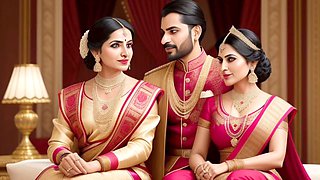 Hot Indian girl Mango Bhabhi gets wild for the first time