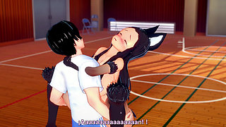 Sex with the demon schoolgirl in the demon school - Hentai