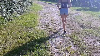 Asian Teen Cousin Fucked Outdoors