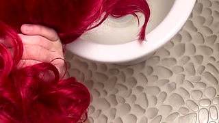 Pegging with Your Head in the Toilet