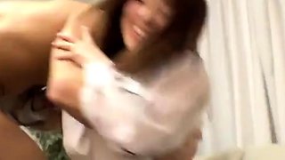 Japanese AV Model flaunting big boobs