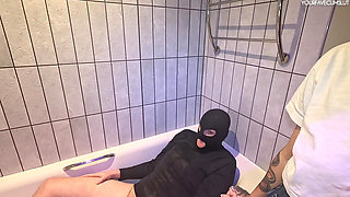 Pee Desperation with My Human Toilet Slave