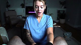 Amateur girlfriend full handjob with facial cumshot