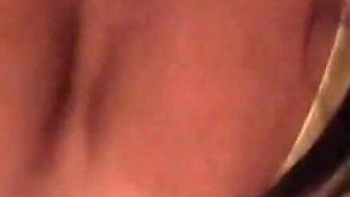 Hard wood! Grimey dirty blowjob & pussy creampie in the shed. MILF big tits!