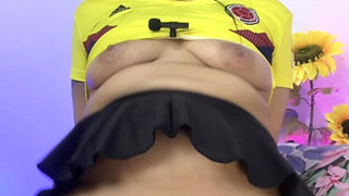 Passion for the World Cup, Masturbation and Orgasms, Riding Stepdaddy's Cock, Milking Him Until He Gets All His Cum Out