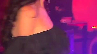 Risky Anal Sex in a Nightclub Toilet - Stranger Girl Gives It in the Ass